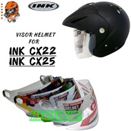 Kaca helm INK CX22 CX25 visor helmet ink CX 22 25 bening pelangi silver hitam
