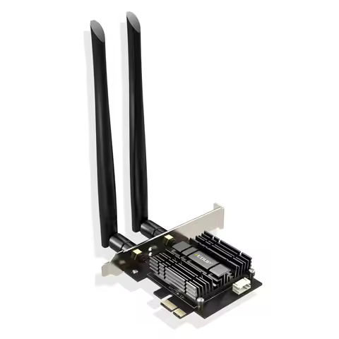 EDUP 9651GS-B WiFi 6E WiFi Adapter PCIE Bluetooth 5.3 Wireless Network Card Wireless PCIe Card 2.4G/