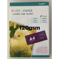 Quaff A4 Double Sided Glossy Photo Paper A4 Paper
