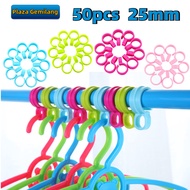 30Pcs/ 1 Set Windproof Hanger Hooks Clothes Hanger Hooks ClotheslineHOOKs