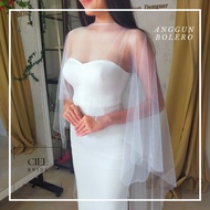 Elegant Bolero cape wedding Dress cover decoration bride Dress by Ciel Bride