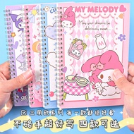 60 Pages A5 Cartoon Sanrio Coil Notebook Cute melody Kuromi Cinnamoroll Journal Notebook Kawaii Diar