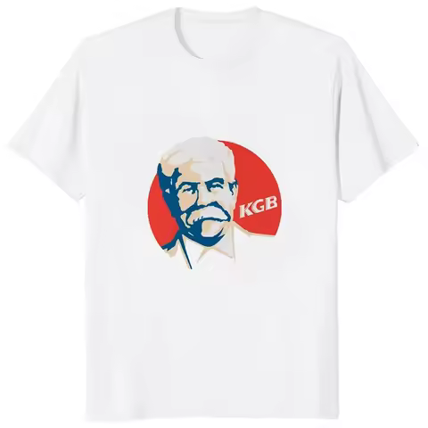 Funny USSR Joseph Stalin KGB Cool Unisex Tshirt Fast Food Men Women Short Sleeve Fashion T-shirt Cas