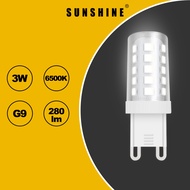 SUNSHINE LED Capsule Light Bulb G9 3W LED Corn Bulb Daylight/Warmwhite Candelabra Bulb Crystal Light