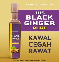 BLACK GINGER PURE JUS 250ML JUS BUASIR JUS KUNYIT HITAM ASLI GASTRIK