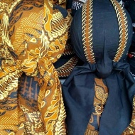 -Jogja Village Blangkon Blankon/ Ja Traditional Clothing/ - Black, 7