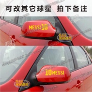 Car Sticker Reflective Team Car Sticker Rearview Mirror Sticker Argentina Messi Pair Package