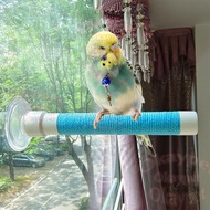 Bird stand, bird perch, bird perch, glass perch, bird toys, movable, wood for birds to perch, can be