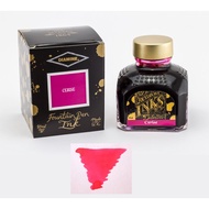British Diamine Fountain Pen Ink Bottle, Diamine Cerise Ink Bottle 80ml