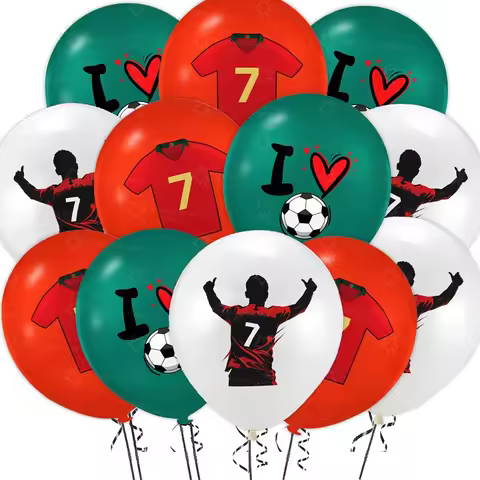 New Soccer Balloons Football Superstar CR7 Birthday Party Decoration 12inch Latex Ballon Balloon Soc