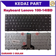 LENOVO Ideapad 100 100-14IBD 80RK Black Keyboard