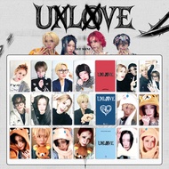 KPOP XLOV "UXLXVE" album card Postcard signing card Special Edition card