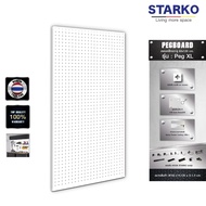 STARKO PEGBOARD รุ่น Peg XL สีขาว (60x120ซม.) แผงเหล็ก แผงแขวน เครื่องมือช่าง จัดเรียงอุปกรณ์ช่าง กร