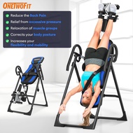 OneTwoFit Foldable Adjustable Handstand Machine Inversion Table 360 Degree Inverts Exercise Equipmen