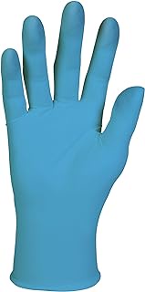 Kleenguard G10 Blue Nitrile Gloves, Large, Powder-Free, 6 Mil, Ambidextrous, Thin Mil