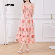 Casual Floral Pocket Pattern Spring/Summer Multicolor Dress for Women L135A2D334
