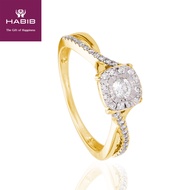 HABIB Giselle Yellow Diamond Ring in 375/9K Yellow Gold 24847