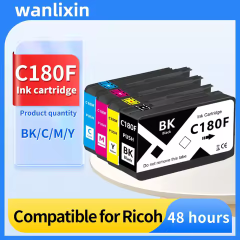 C180F Ink Cartridge Compatible For Ricoh Global version IJM C180F Printer Ricoh 60L71A 60L68A 60L69A