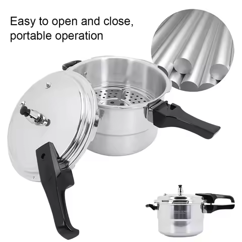 Aluminum Pressure Cooker with Steaming Plate Aluminum Alloy Pressure Cooker Small Pressure Cooker fo