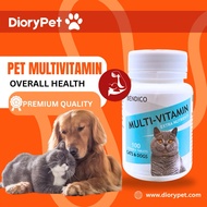 🌈 PREMIUM Multi Vitamin for Cat Dog Pet Supplement Vitamin Kucing Dog Vitamin Cat Multivitamin Dog M
