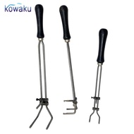 [vsrhkq] Crucible Tongs Carbon Steel High Temperature Resistant Crucible Holder Tongs for Pouring Je