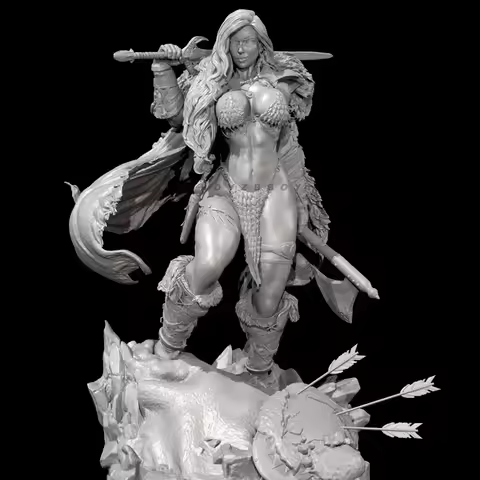 Overall heights 50mm 75mm 85mm Resin model kit self-assembly and coloring（3D Printing ）TD-6862/3D