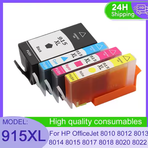 Vilaxh Compatible For HP 915 915XL 915 919 XL 919XL Ink Cartridge for HP OfficeJet Pro 8015 8025 802