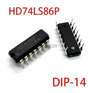 10PCS HD74LS86P DIP14 HD74LS86 DIP SN74LS86N DIP 14 74LS86 SN74LS86AN new and original IC