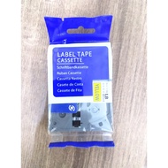 Printed label LB - 621 for Brother P- Touch - BLACK LETTERS ON YELLOW BACKGROUND (BLACK ON YELLOW) w