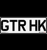 自訂車牌 GTR HK 適合R35 R34 R33 R32 AMG GTR