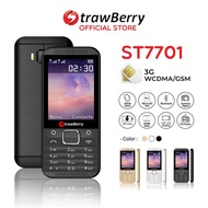 Strawberry ST77 REBORN - bluetooth - 800mAh - dual sim - kamera- Radio FM / Hp unik / hp murah