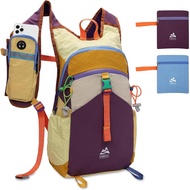 15L Small Hiking Backpack Travel Daypack Colorful Lightweight Packable Foldable Casual Backpack for 