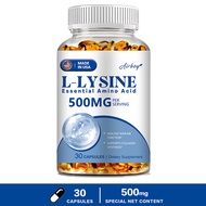 แอล-ไลซีน (L-lysine HCl) 500 มก. กรดอะมิโนที่ช่วยสนับสนุนการทำงานของภูมิคุ้มกันและการสังเคราะห์คอลลา