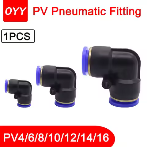 1PCS PV4 PV6 PV8 PV10 PV12 PV14 PV16 Pressure Regulator Pipe Throttle Valve Compressor Accessories P