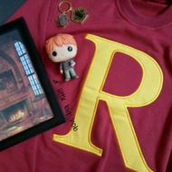 RON WEASLEY SWEATSHIRT HARRY POTTER SWEATER MAROON HOGWARTS GRYFFINDOR