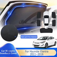 Car Sunshade Pads For Hyundai i35 Elantra Avante MD/UD 2011~2016 Anti-UV Side Window Visors Sun Shad