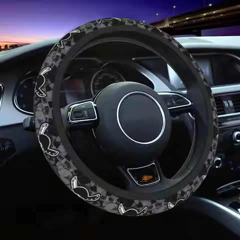 One Piece Zoro Car Steering Wheel Cover 37-38 Anti-slip Auto Steering Wheel Protector Colorful Car-s