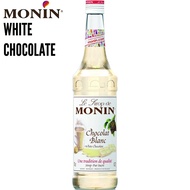 📌ส่งฟรี MONIN White Chocolate Syrup 700 ml. 6 bottle โมนิน ไวท์ช็อกโกแลต ไซรัป 6 ขวด