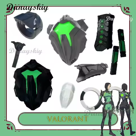 Valorant Viper Cosplay Costume Jumpsuit Accessories Set Womens Halloween Custom Prop Outfit