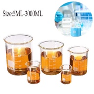 3000ml-5ml Pyrex beaker Borosilicate GG-17 Graduated Measuring Glass Chemistry Beakers Measuring Too