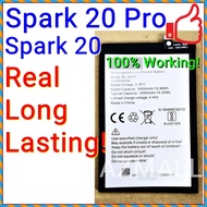 (33W Fast Charge) NEW ORI Long Lasting Stable Battery BL-49JT /BL-49ST Tecno Spark 20 Pro /20 / KJ6