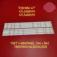 TOSHIBA 47L2400VM  47L5400VM 47 INCH LED TV BACKLIGHT 47L2400 47L5400