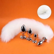 Fox Tail Stainlise Butt Plug..Anal Plug