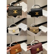 Celine Bag celine Bag Arc de Triomphe Lock Handbag Competition‍Female Bag 24 New Style TeenNino Teen