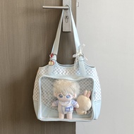 Halloween MBTI Plaid Cute Womens Shoulder Bag Y2k Fashion Lolita Jk Ita Pu Bag Leather Commuter Orig