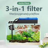 12W 15W 20W 30W 45W 3 in 1 Filter For Aquarium Top Filter Aquarium Oxygen Air Oxygen Aerator