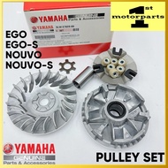 [THAI ] EGO EGOS NOUVO NOUVO-S CARBURETOR DEPAN FRONT CVT PULLEY ROLLER ALOY FAN SET 5LW E7620 80