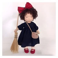 Knitted Dolls with Long Hair Handmade Dolls with Beautiful Facial Features 12 Handmade Waldorf Doll 