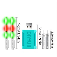 5-piece Set Including 2pcs Bite Indicators and Night Fishing Indicator (1pc Charger + 2pcs Rechargea