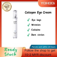 Collagen Polypeptide Moisturizing Eye Cream Removal of fat particles Firming Eye Area Ball Massage E